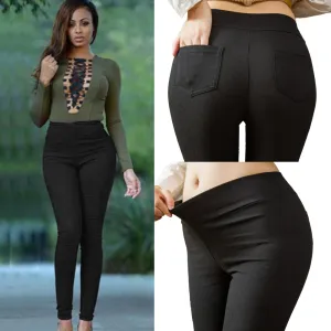 2021  Women Pencil Pants Trousers Slim Jeggings Sizes S - 3XL