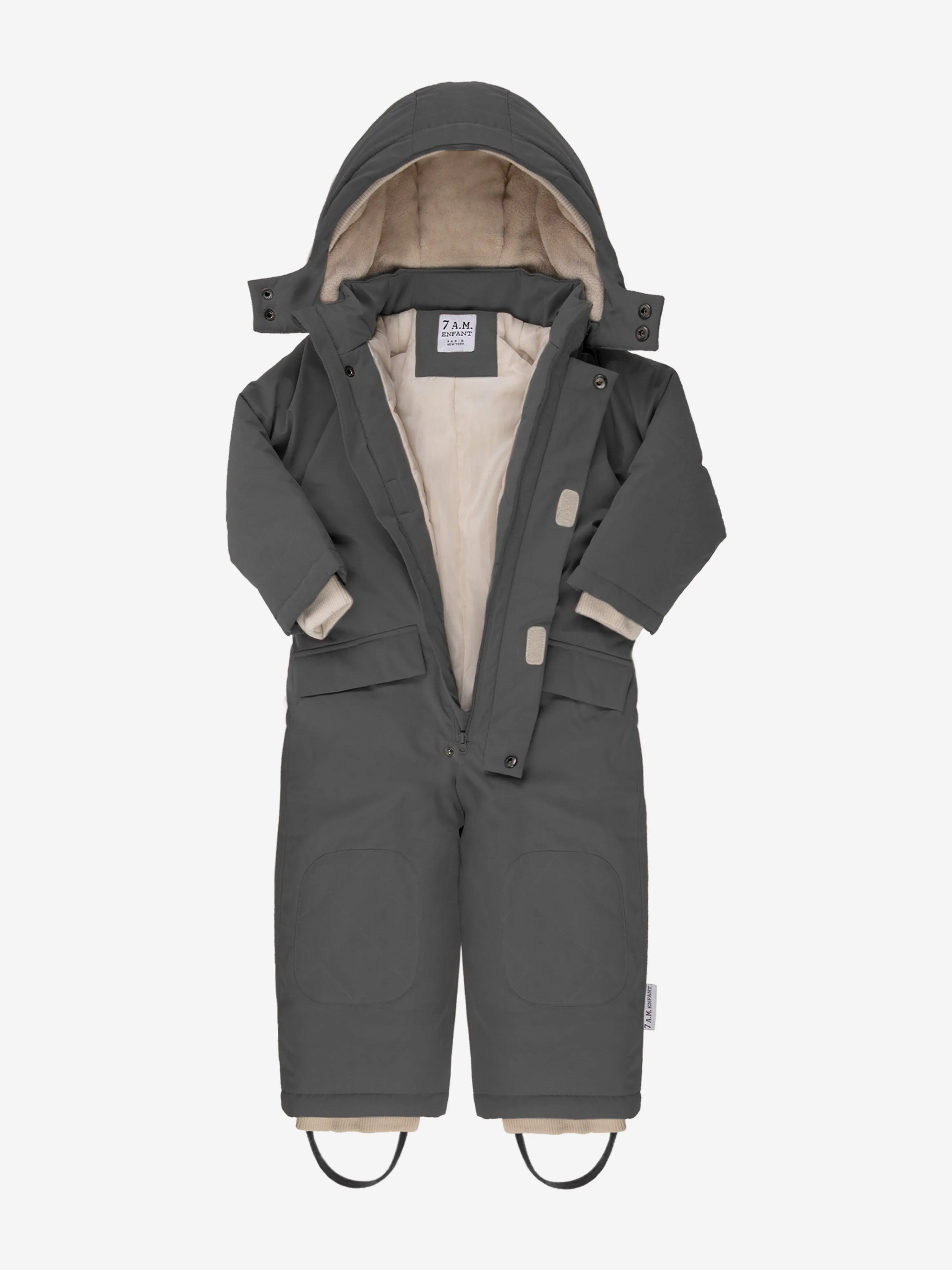 7AM Enfant Kids Snowsuit Grand-Benji in Grey