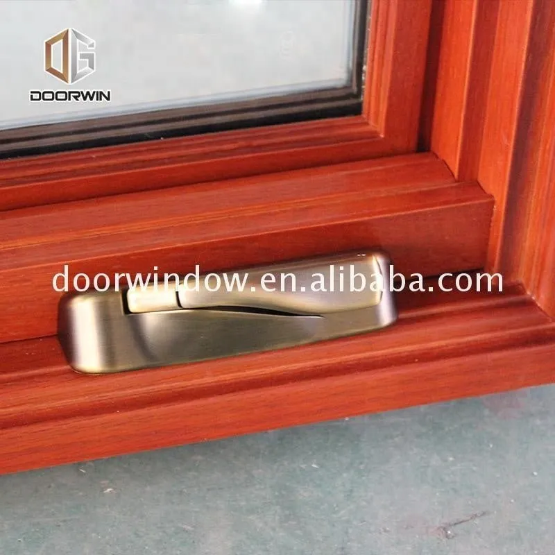 American building code aluminum wood frame glass doors and crank out windows by Doorwin