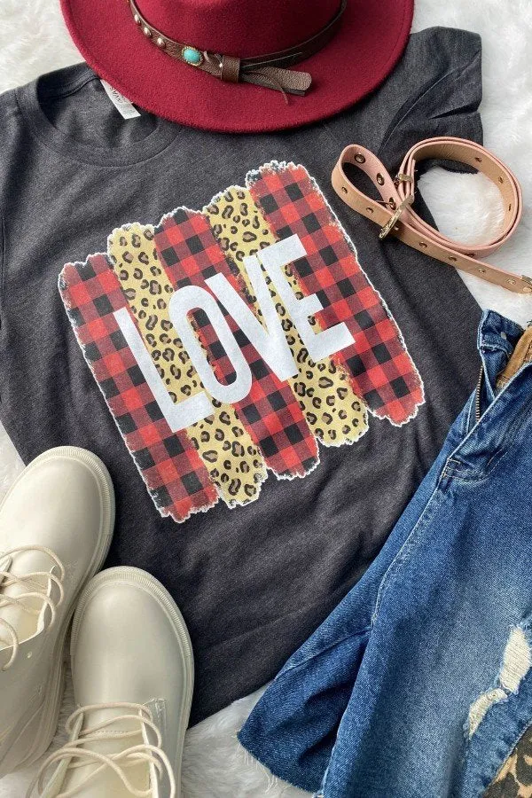 BC LOVE PLAID- CHARCOAL