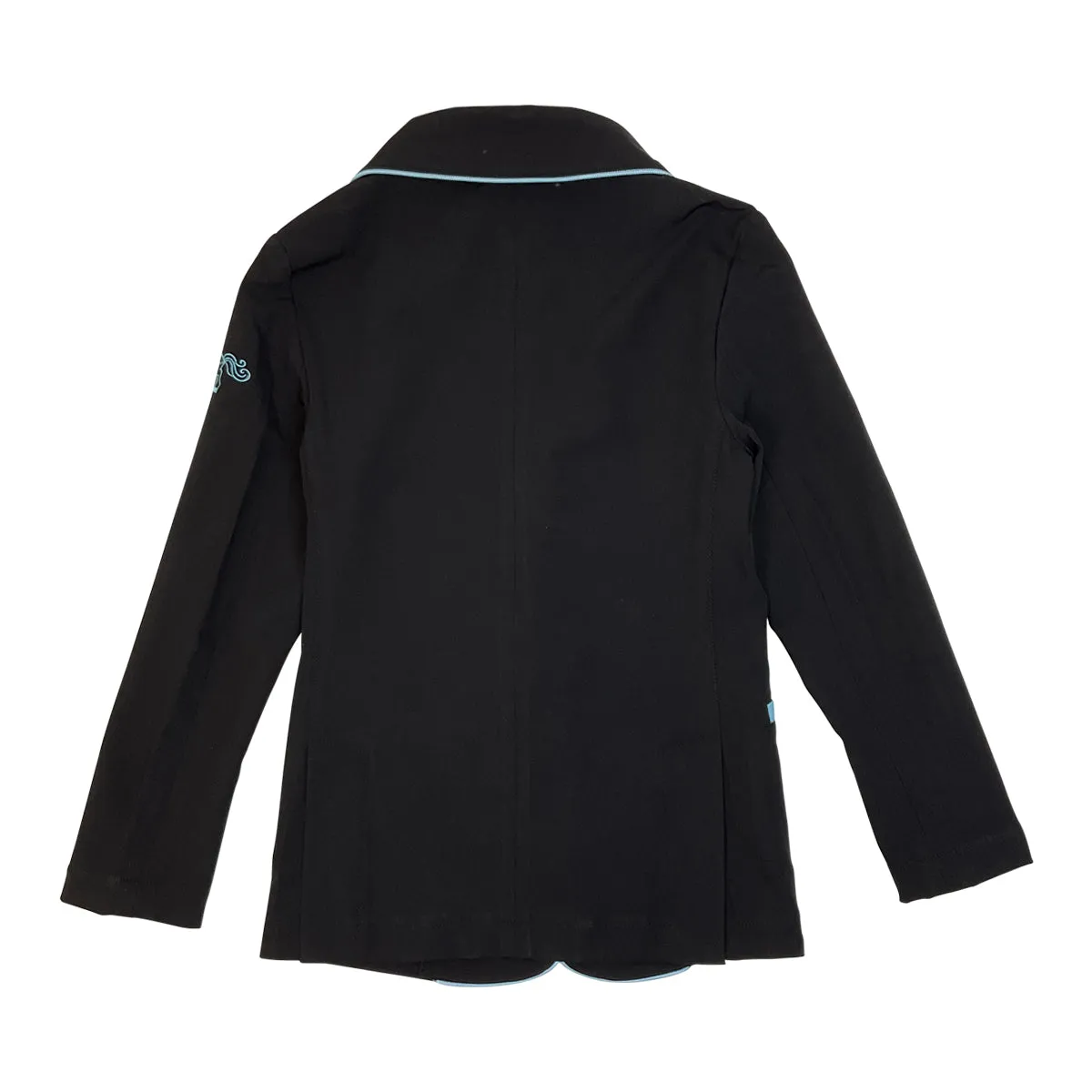 Belle & Bow Show Coat Sweetheart in Black/Turquoise - Children's 3