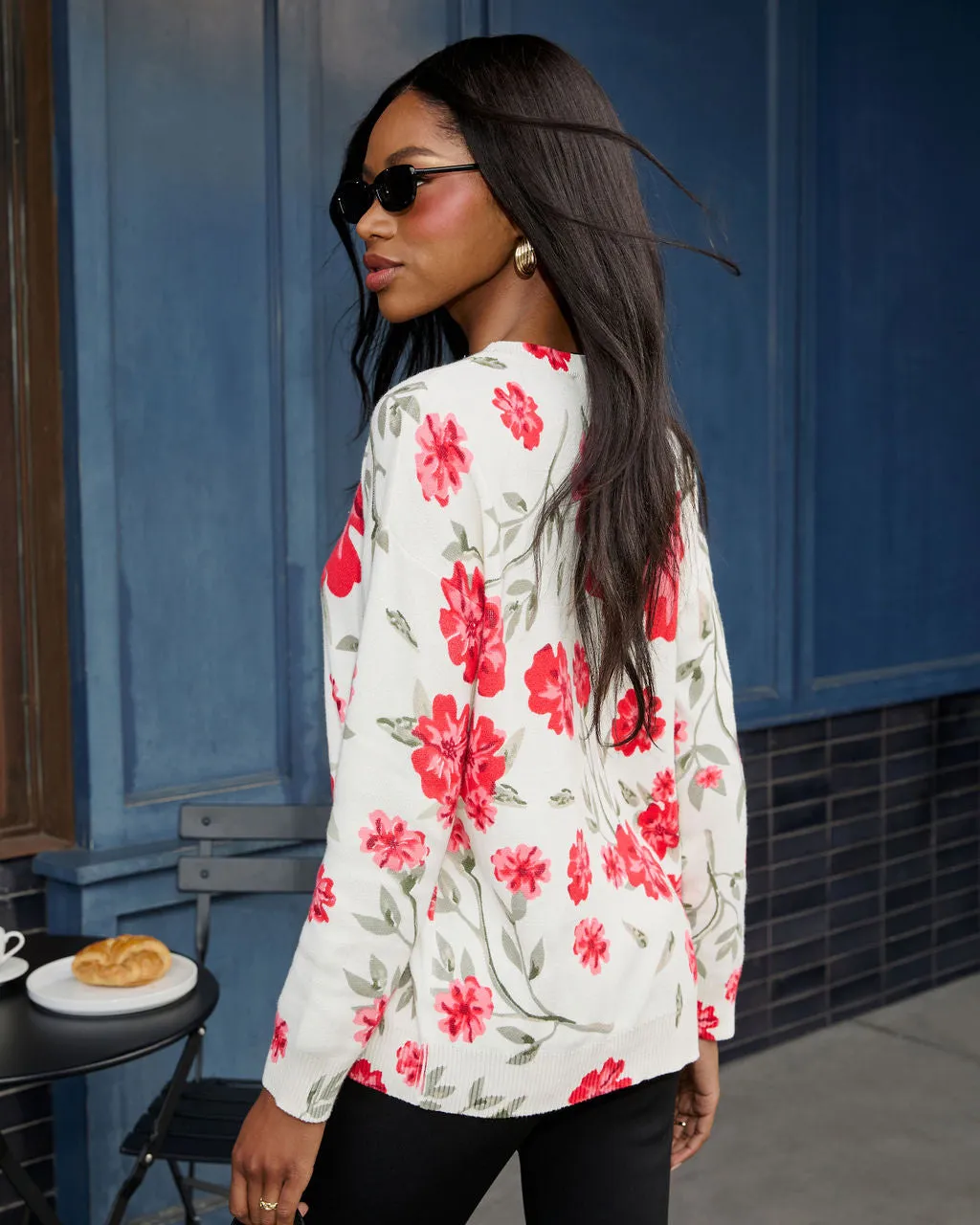 Blooming Belle Floral Sweater