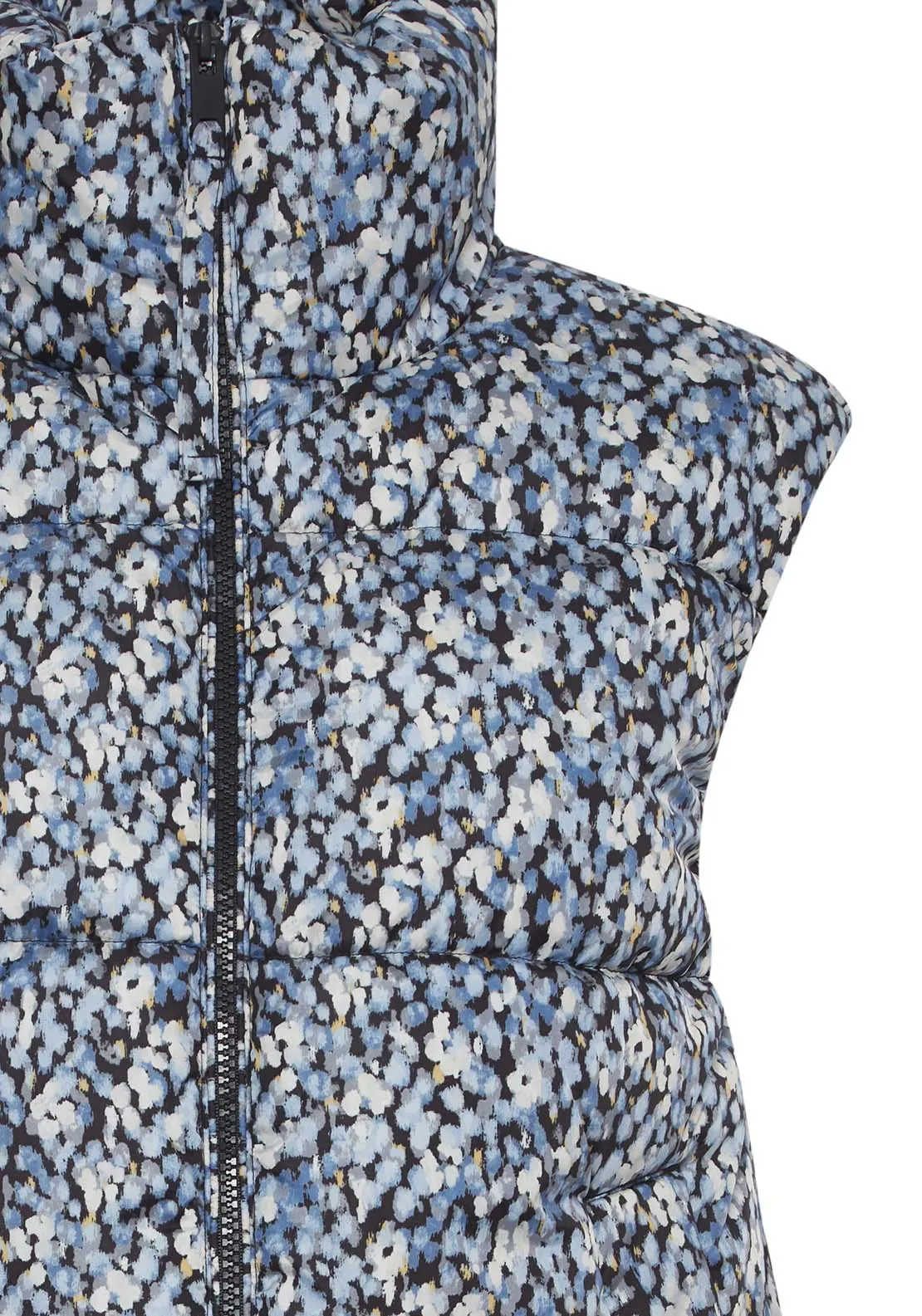 Bomilla Waistcoat - Dusty Blue Flower Mix