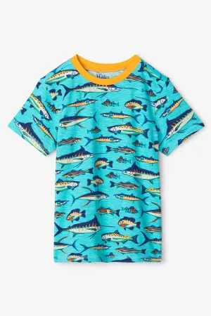 Boys Shirt Hatley Lots Of Fish