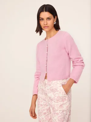 Carmel Pink Knit Cardigan