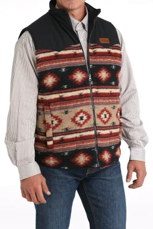 Cinch | Reversible Navy Southwest Quilted Vest