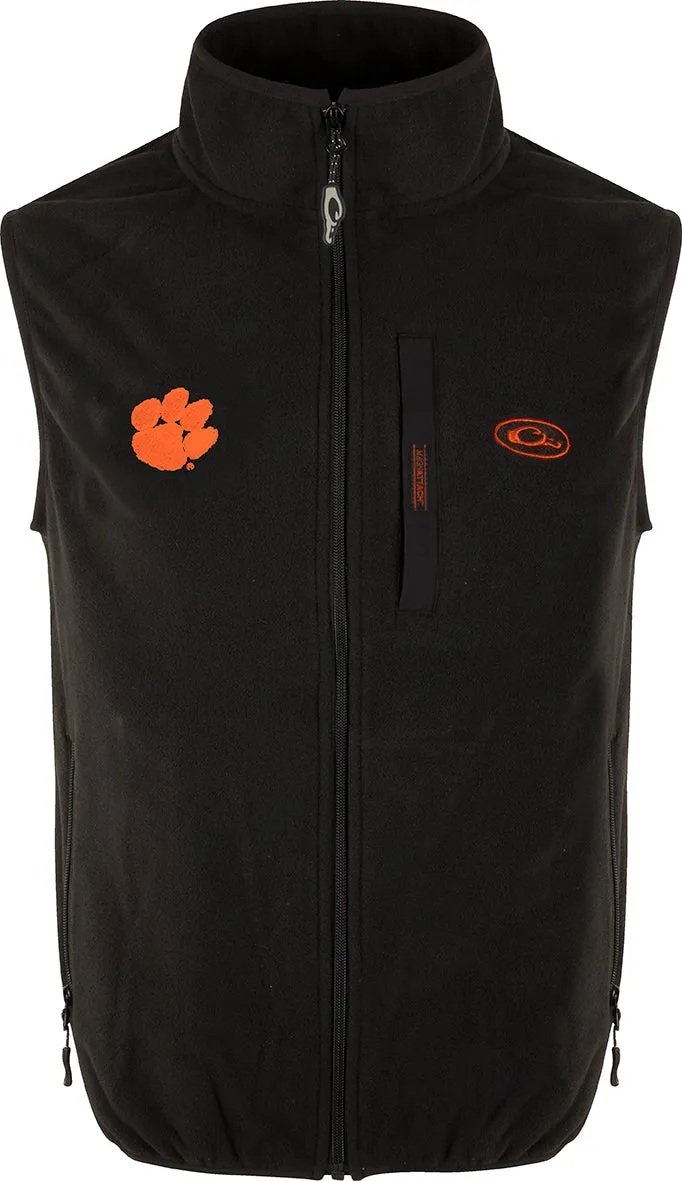 Clemson Camp Fleece Vest