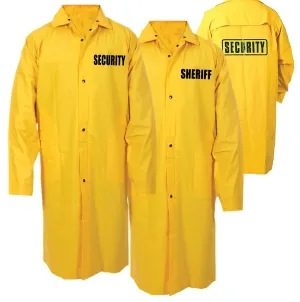 Full-Length Raincoat With Security and Sheriff