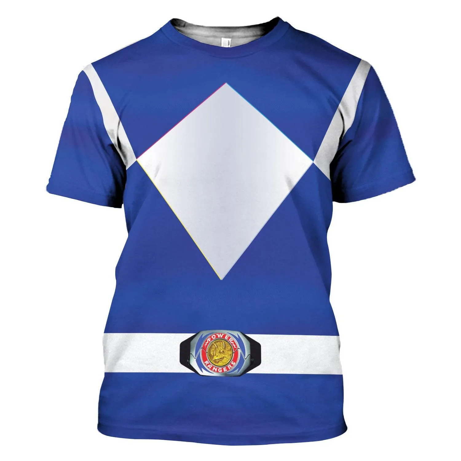 Gearhomie Unisex Tracksuit Hoodies Blue Power Ranger 3D Costumes