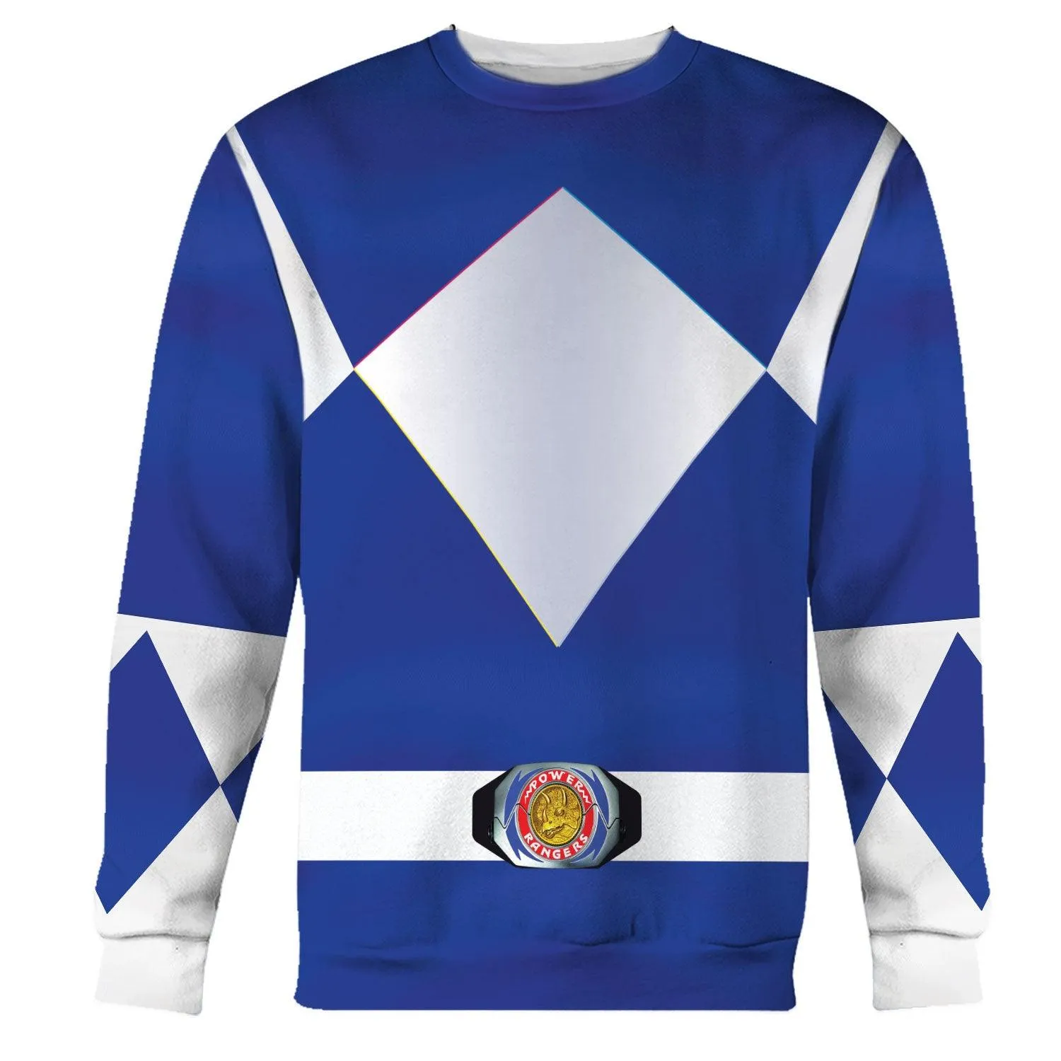 Gearhomie Unisex Tracksuit Hoodies Blue Power Ranger 3D Costumes