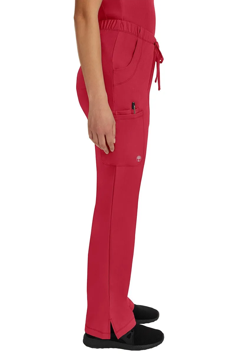 HH Works Women's Scrub Set Monica Top & Tall Rebecca Pant | Red