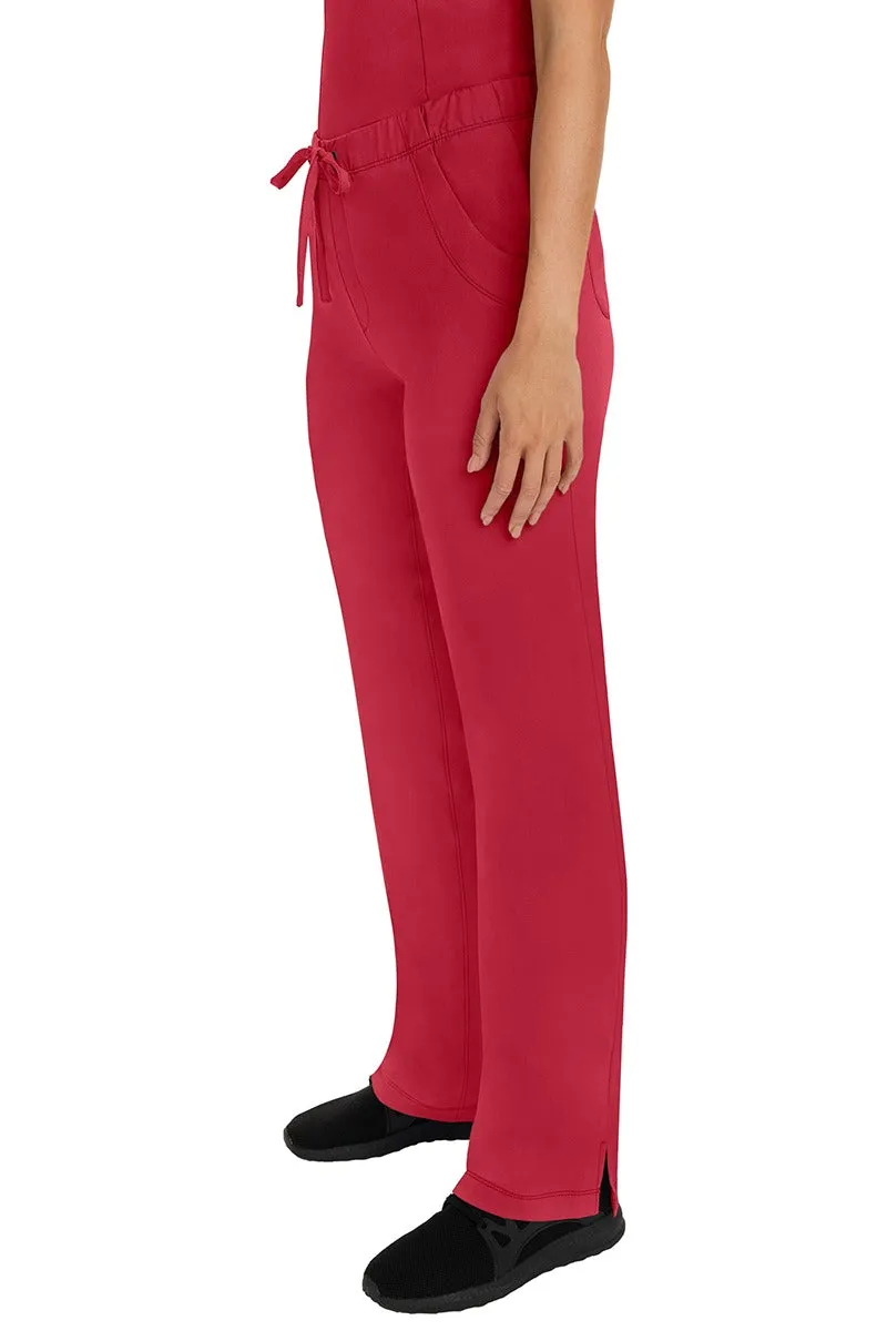 HH Works Women's Scrub Set Monica Top & Tall Rebecca Pant | Red