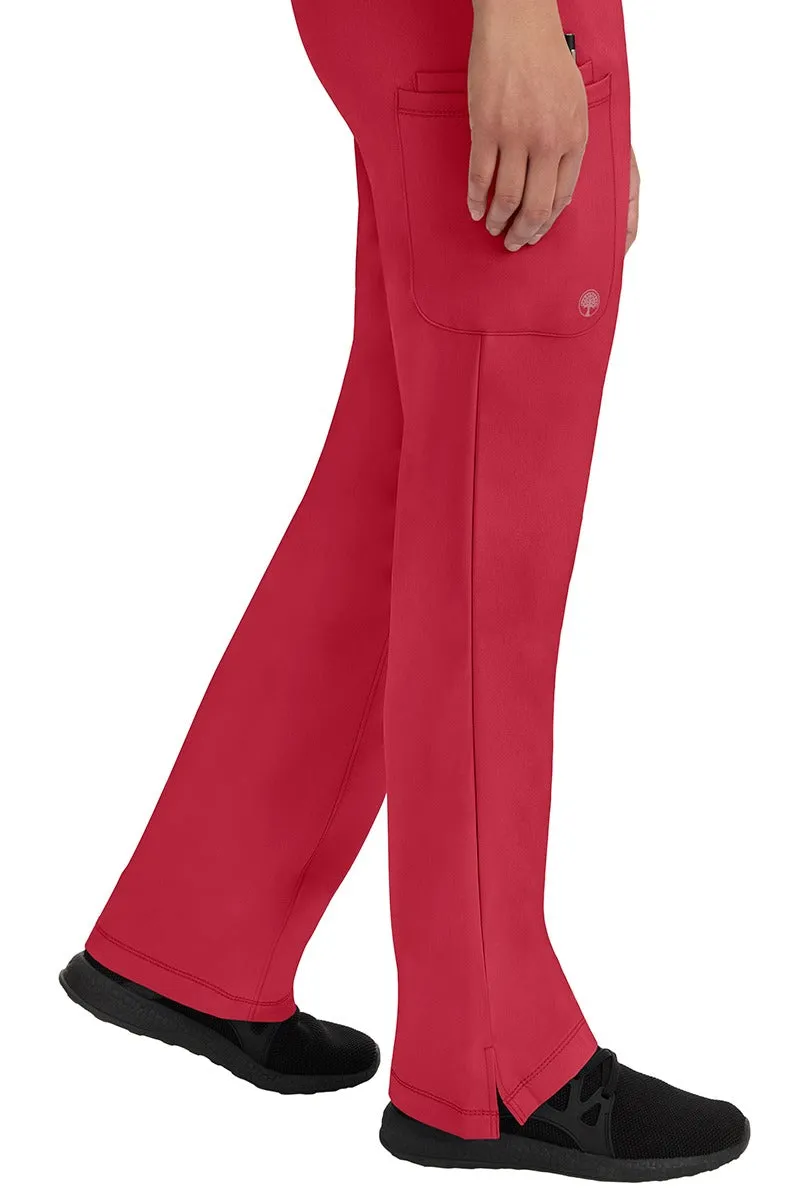 HH Works Women's Scrub Set Monica Top & Tall Rebecca Pant | Red