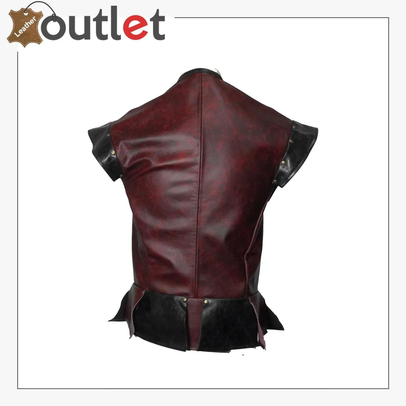 Leather Two Tone Buckled Choose Colours Fantasy Medieval Vest