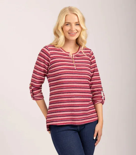 Mudflower Stripe Top