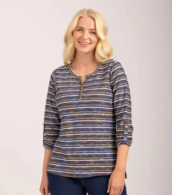 Mudflower Stripe Top