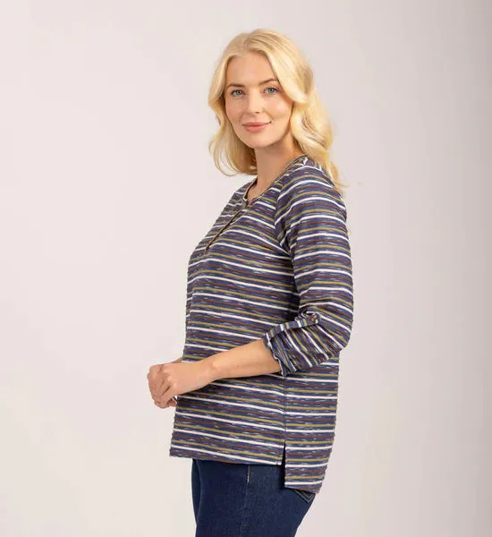 Mudflower Stripe Top