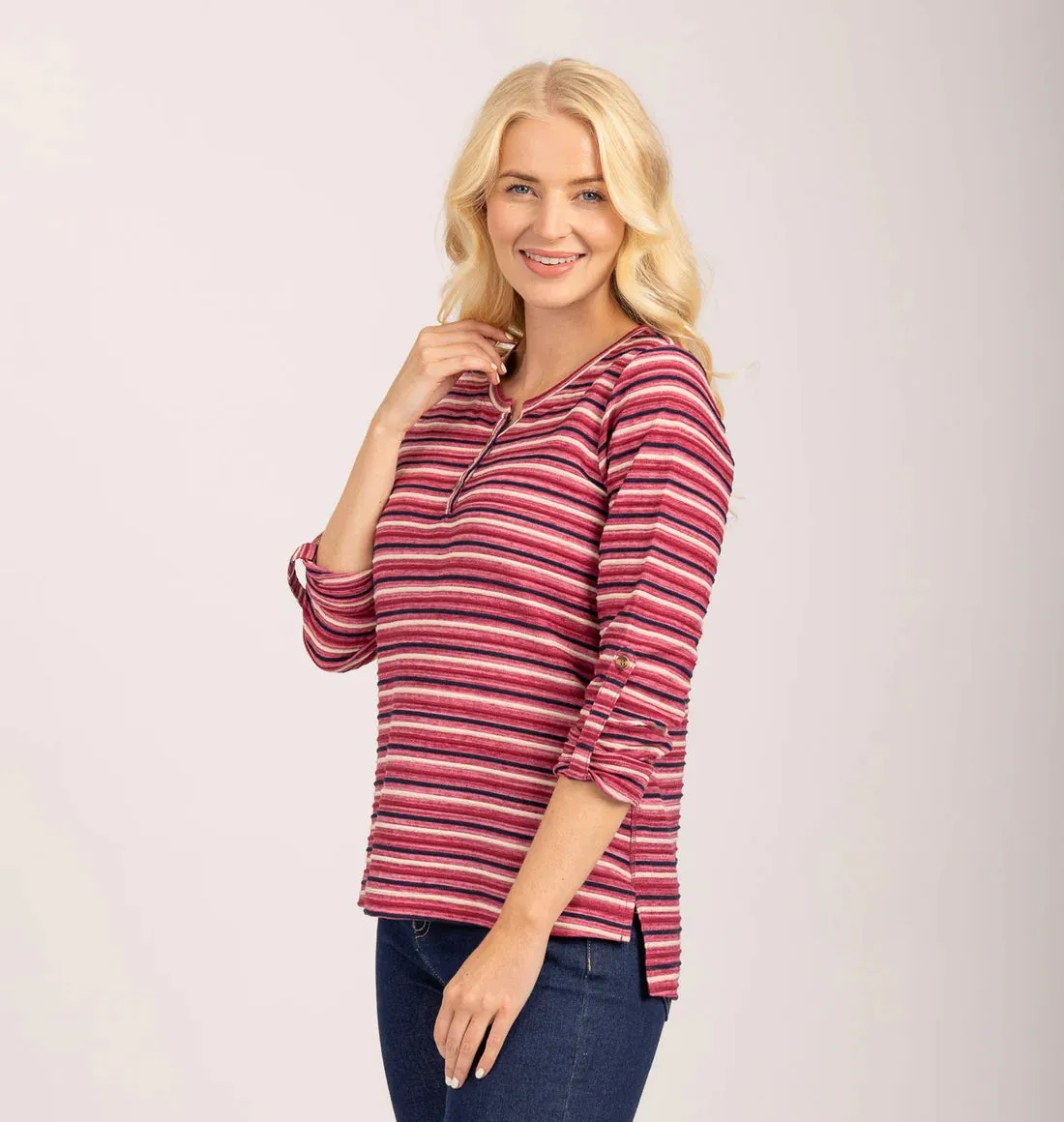 Mudflower Stripe Top