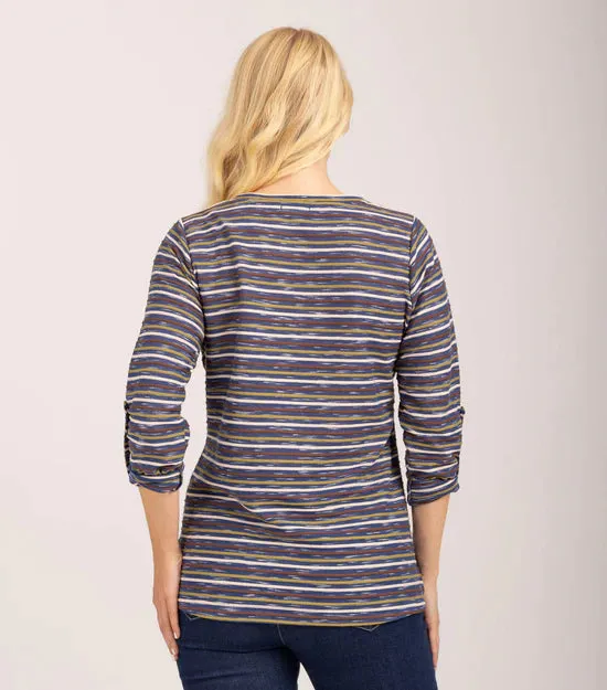 Mudflower Stripe Top