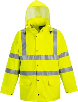 Portwest Hi Viz Waterproof Sealtex Ultra Unlined PU Jacket - S491