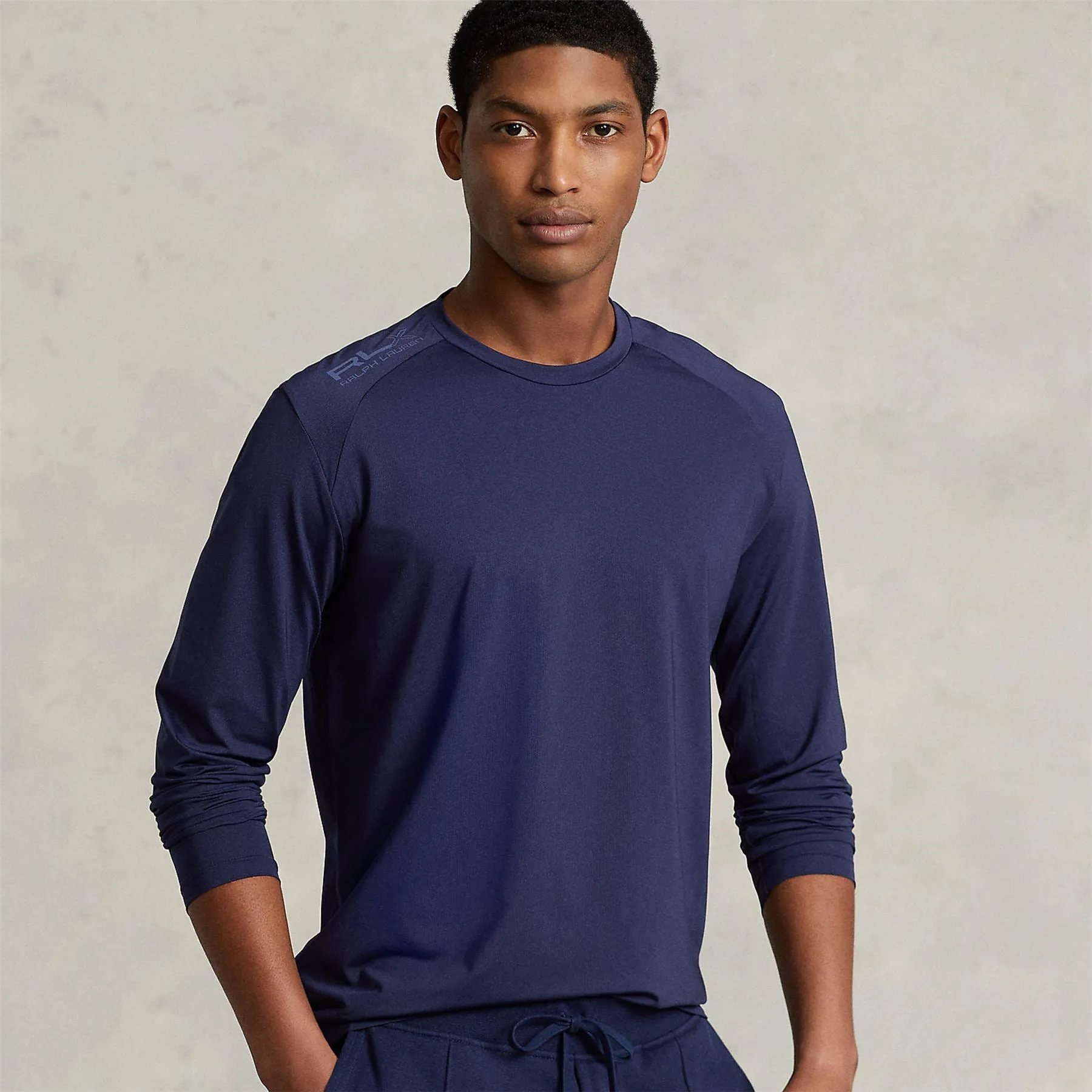 RLX Micro Mesh Pullover Refined Navy - AW24