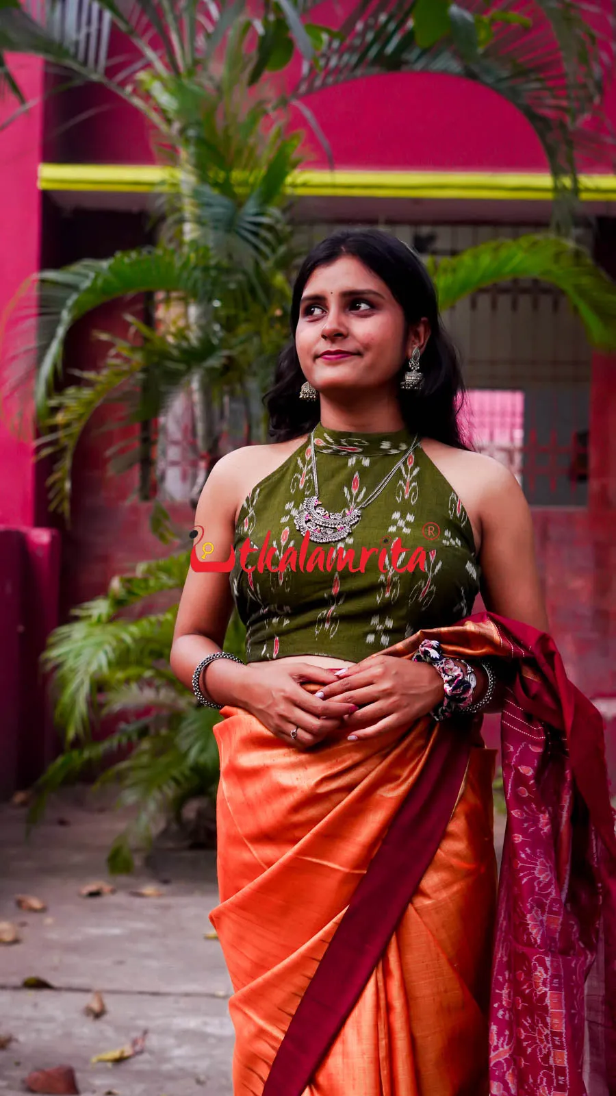 Srishti Halter Mehendi (Blouse)