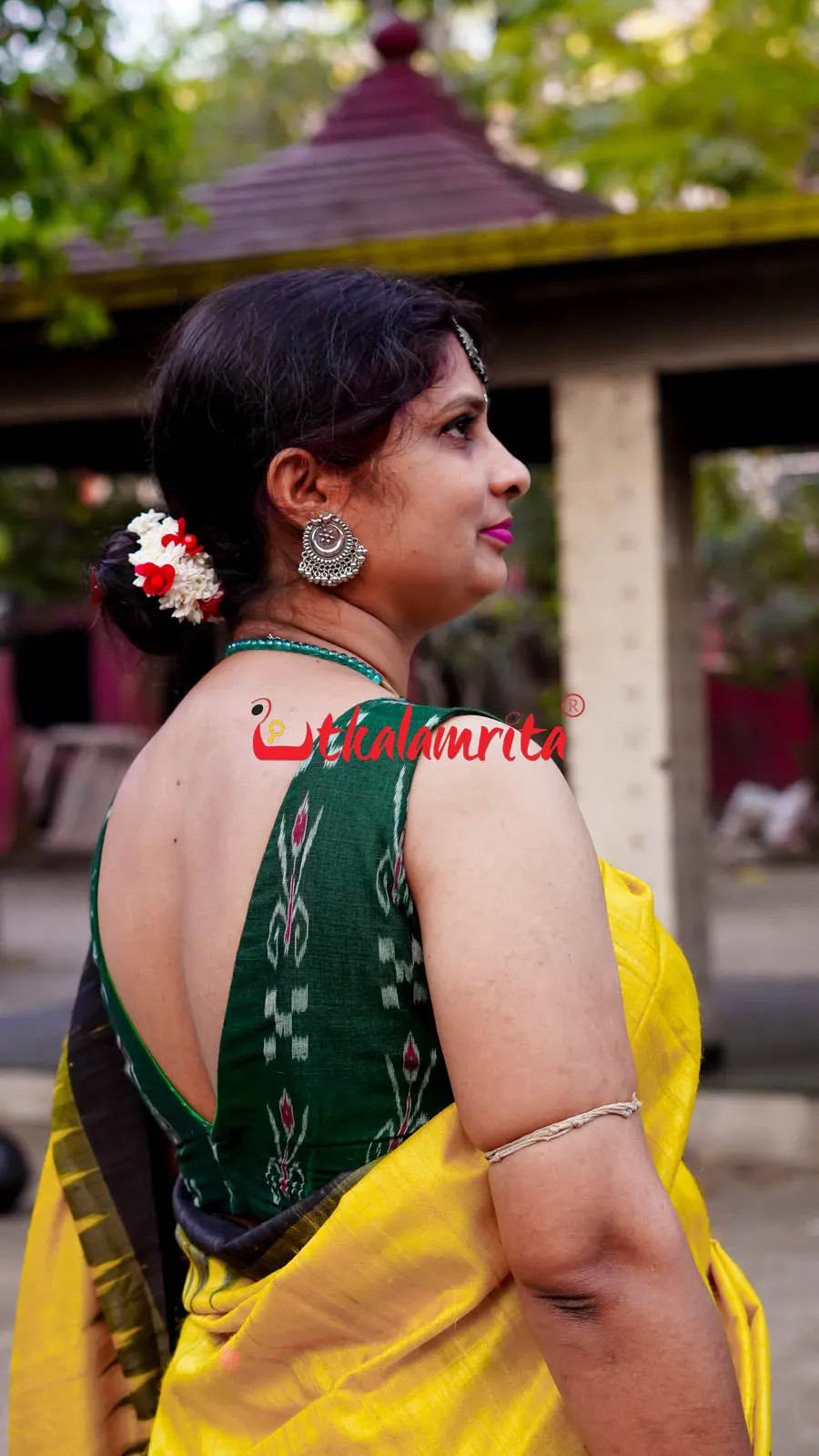 Tanuja Deep Green (Blouse)