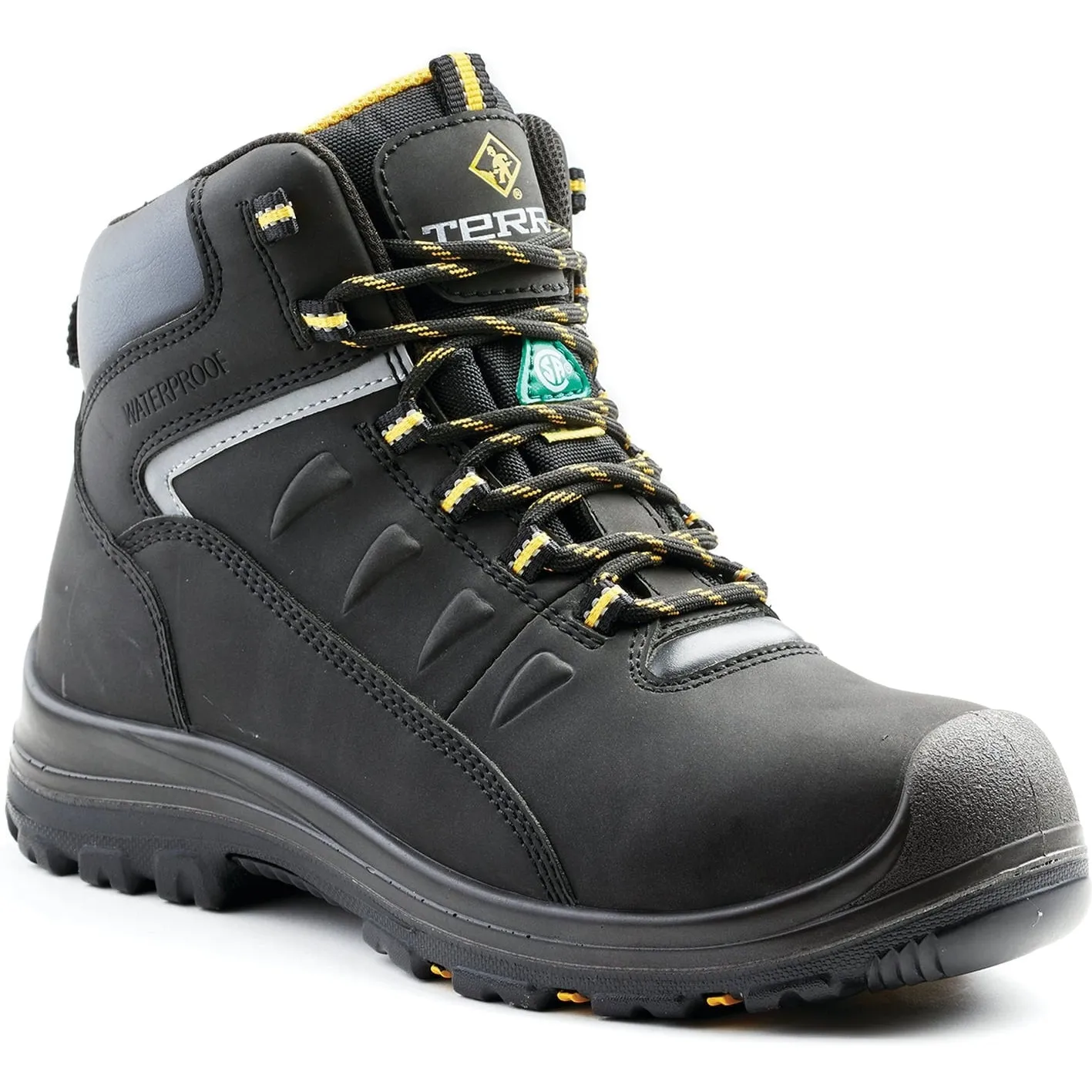 Terra Men's Findlay 6" Comp Toe WP Safety Work Boot -Black- R5205B