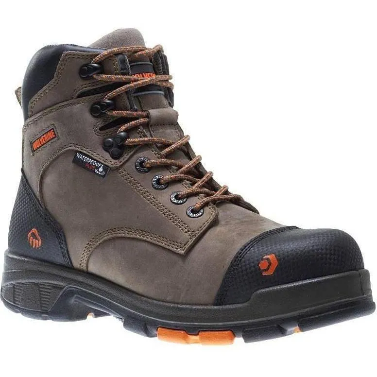 Wolverine Men's Blade LX Safety Toe WP Work Boot - Brown - W10653