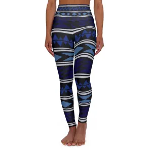 Womens High-waist Fitness Legging Yoga Pants - Dark Blue Chic Boho