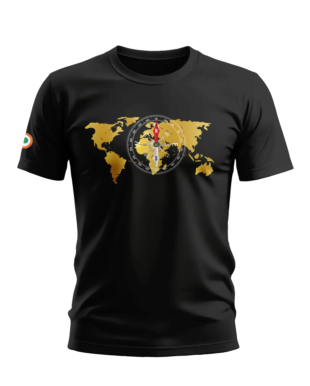 World Map Compass Soft Cotton T-shirt