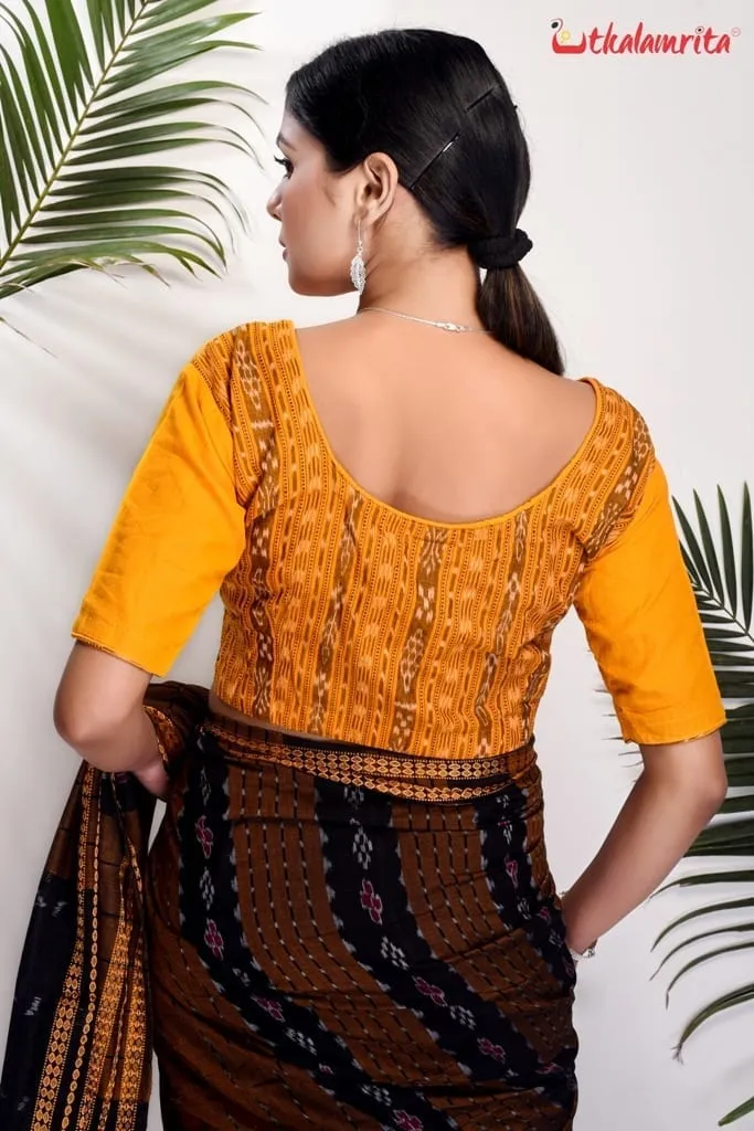 Yellow Ikat Back (Blouse)