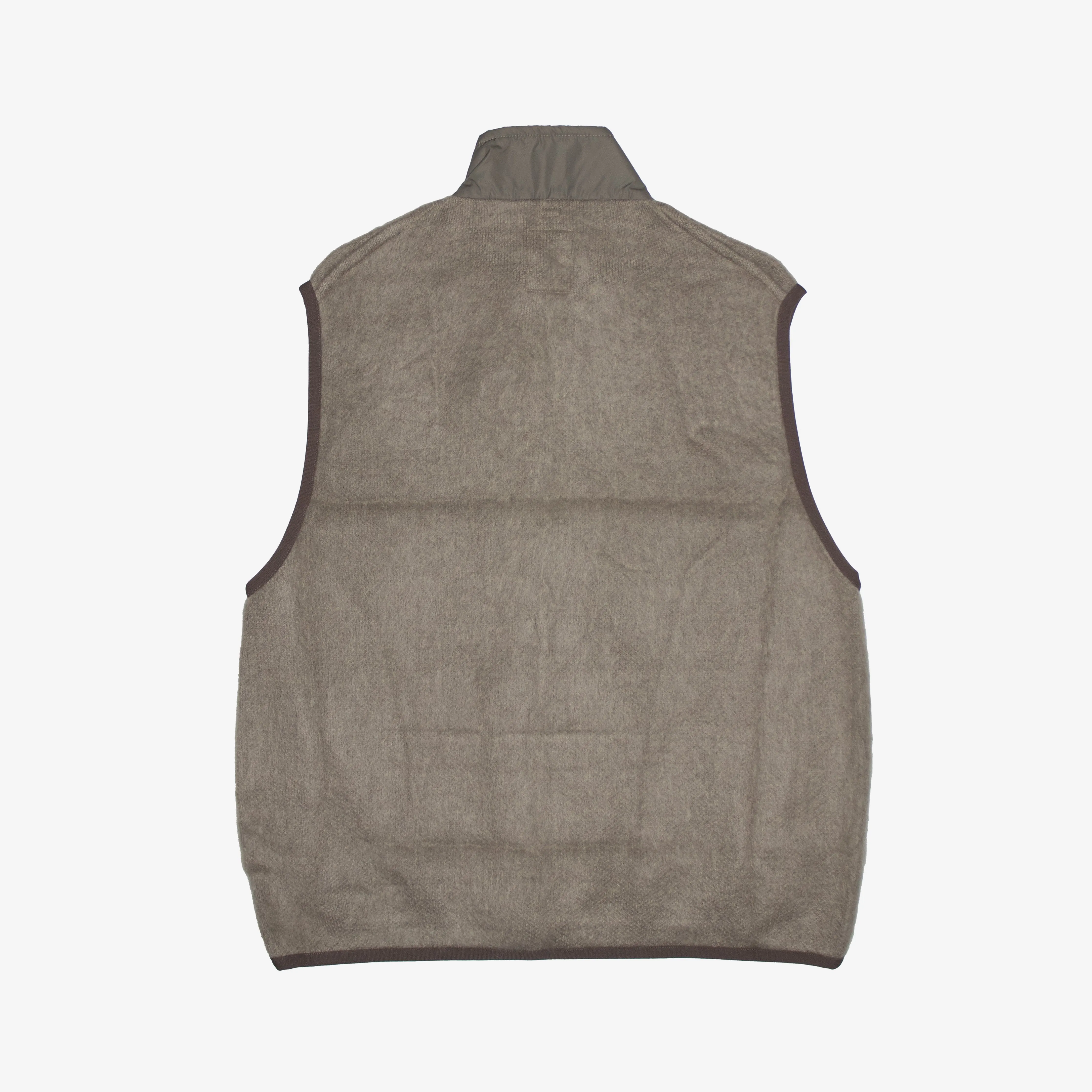 Zip-Up Mohair Vest