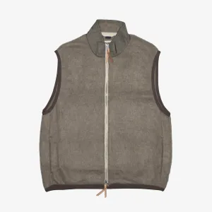 Zip-Up Mohair Vest