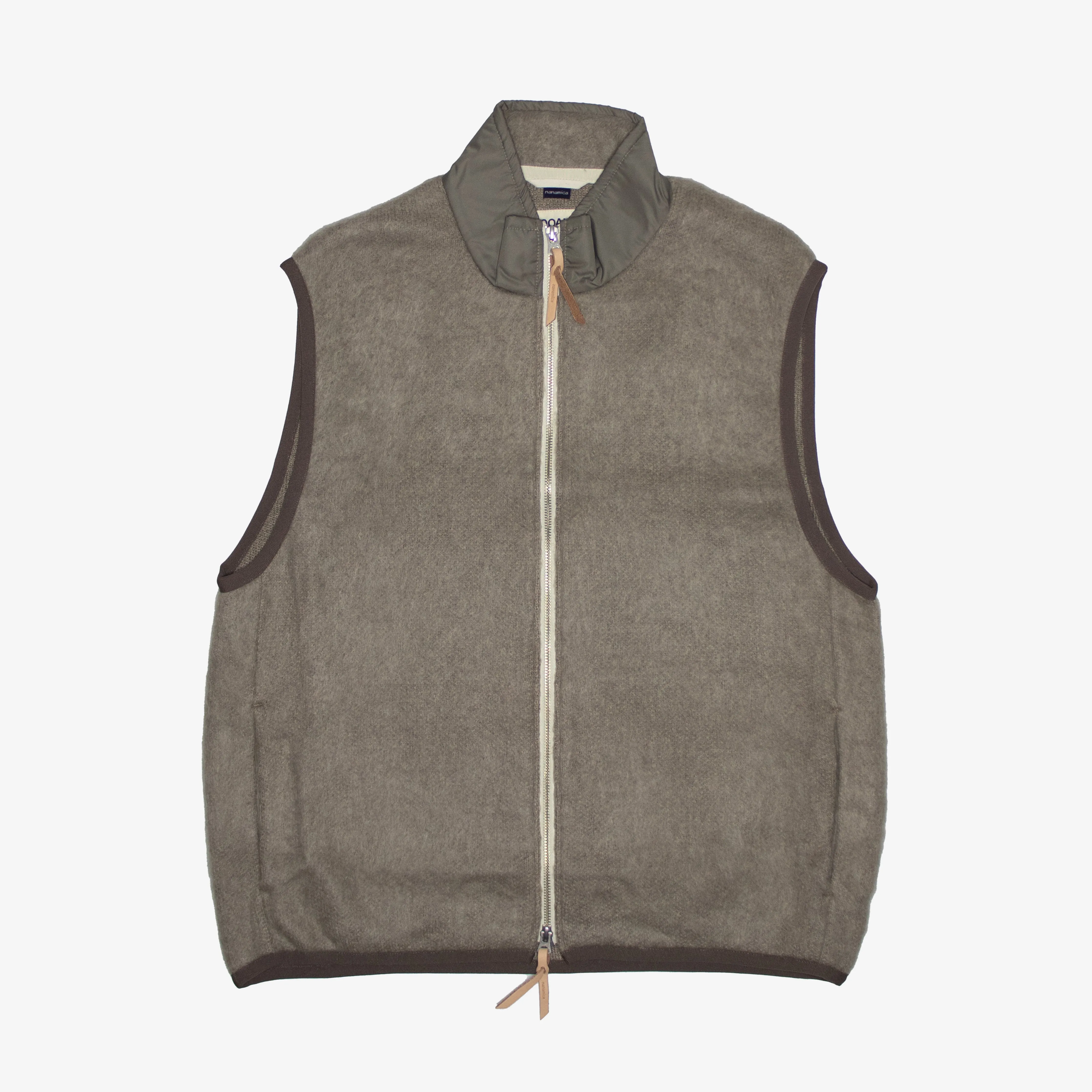 Zip-Up Mohair Vest